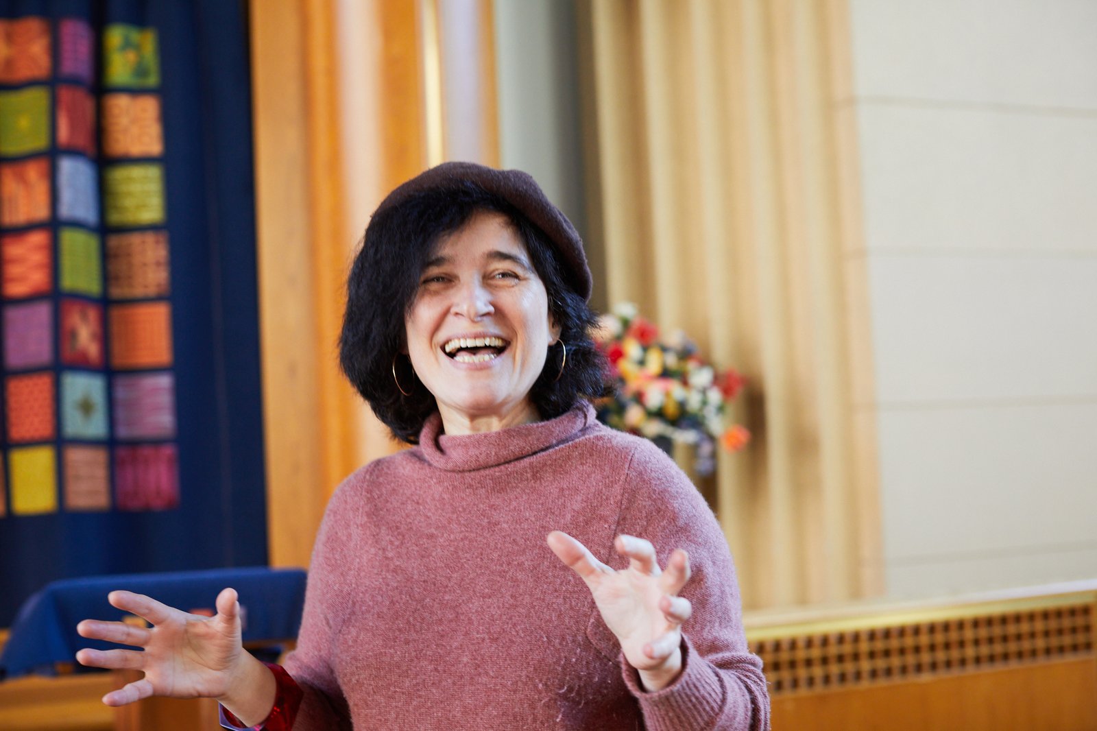 Ágnes Vető at the Maharat sanctuary in Riverdale, in the weeks leading up to her ordination, January 2020.